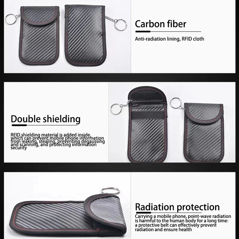 Signal-Blocking RFID Shield Pouch