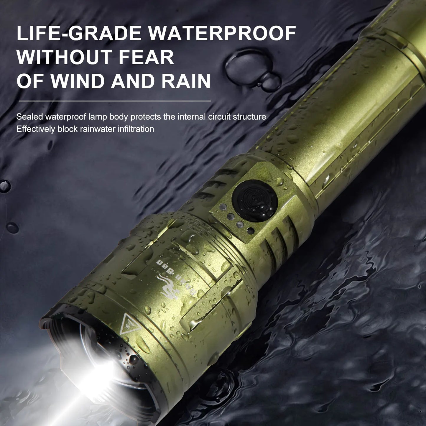Ultra-Bright Waterproof Flashlight