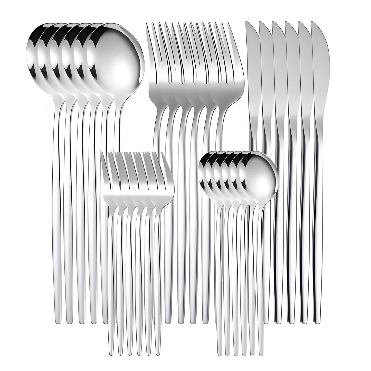 30 Piece Stainless Steel Cutlery Set