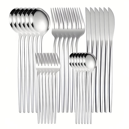 30 Piece Stainless Steel Cutlery Set